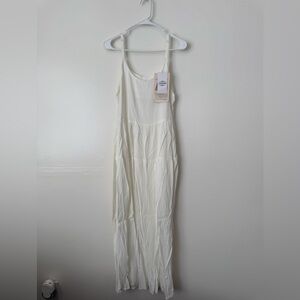 Amazon White Maxi Dress with Spaghetti Straps
